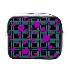 Purple Love Mini Toiletries Bags