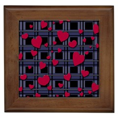 Decorative Love Framed Tiles by Valentinaart