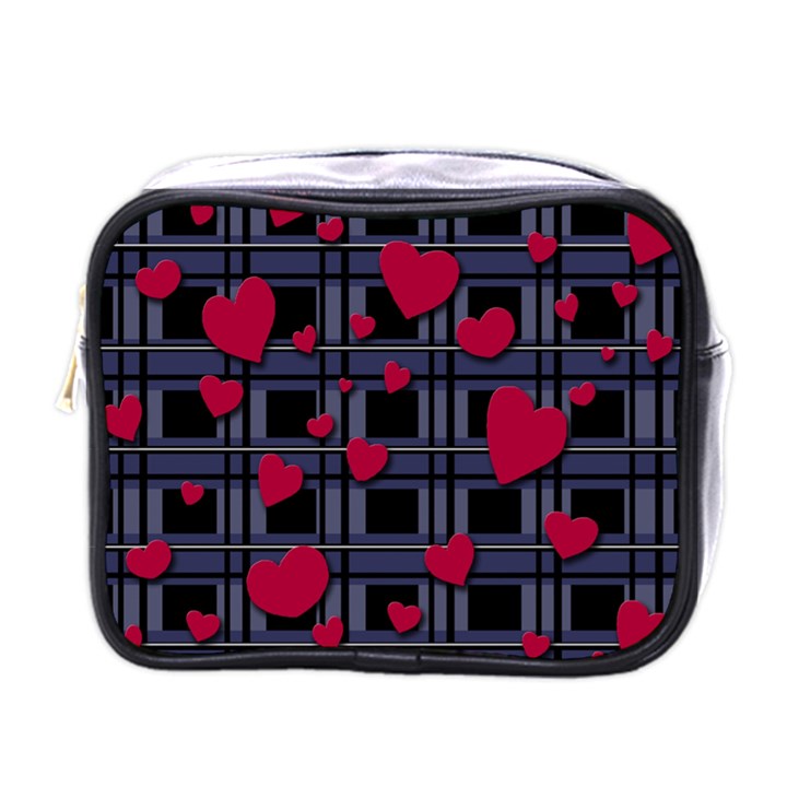 Decorative love Mini Toiletries Bags