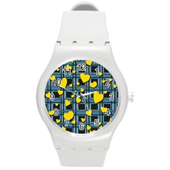 Love Design Round Plastic Sport Watch (m) by Valentinaart