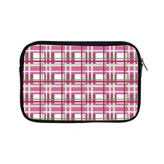 Pink Plaid Pattern Apple Ipad Mini Zipper Cases by Valentinaart