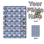 Decorative plaid pattern Playing Cards 54 Designs  Front - Joker1