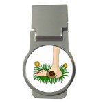 Barefoot in the grass Money Clips (Round)  Front