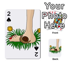 Barefoot In The Grass Playing Cards 54 Designs  by Valentinaart