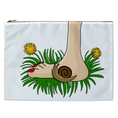 Barefoot In The Grass Cosmetic Bag (xxl)  by Valentinaart