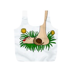 Barefoot In The Grass Full Print Recycle Bags (s)  by Valentinaart