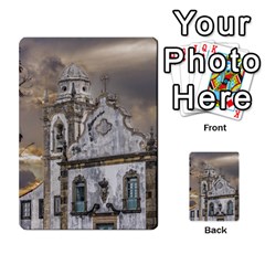 Exterior Facade Antique Colonial Church Olinda Brazil Multi-purpose Cards (rectangle)  by dflcprints