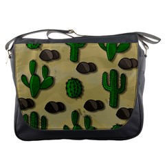 Cactuses Messenger Bags by Valentinaart