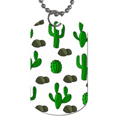 Cactuses 3 Dog Tag (two Sides) by Valentinaart