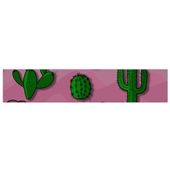 Cactuses 2 Flano Scarf (small) by Valentinaart