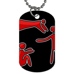 People Dog Tag (One Side)