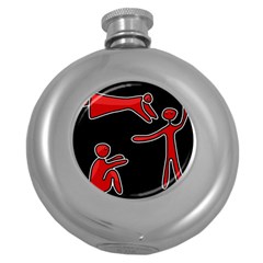 People Round Hip Flask (5 oz)