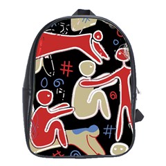 Family School Bags (xl)  by Valentinaart