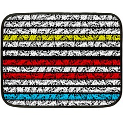 Simple Colorful Design Fleece Blanket (mini)