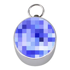 Pixie Blue Mini Silver Compasses