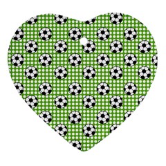 Green Ball Ornament (Heart) 