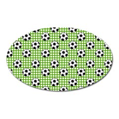 Green Ball Oval Magnet