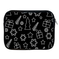 Simple Xmas Pattern Apple Ipad 2/3/4 Zipper Cases by Valentinaart