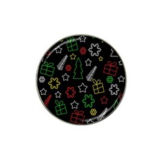 Colorful Xmas Pattern Hat Clip Ball Marker by Valentinaart