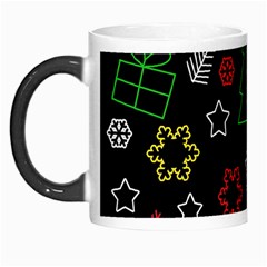 Colorful Xmas Pattern Morph Mugs by Valentinaart