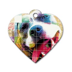 Layla Merch Dog Tag Heart (two Sides) by tigflea