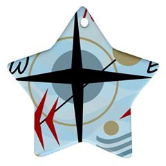 Compass Ornament (Star) 
