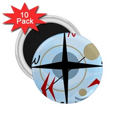 Compass 2.25  Magnets (10 pack) 