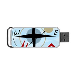 Compass Portable USB Flash (Two Sides)