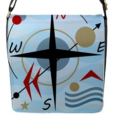 Compass Flap Messenger Bag (S)