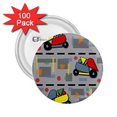 Toy Cars 2 25  Buttons (100 Pack)  by Valentinaart