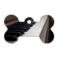 Piano Keys  Dog Tag Bone (one Side) by PhotoThisxyz