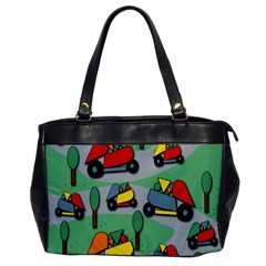 Toy Car Pattern Office Handbags by Valentinaart