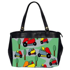Toy Car Pattern Office Handbags (2 Sides)  by Valentinaart