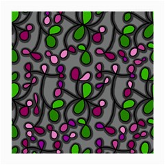 Floral Pattern Medium Glasses Cloth by Valentinaart