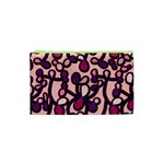 Pink and purple pattern Cosmetic Bag (XS) Front