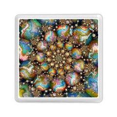 Marbled Spheres Spiral Memory Card Reader (square)  by WolfepawFractals