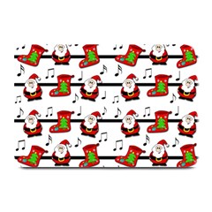 Xmas Song Pattern Plate Mats by Valentinaart