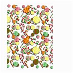 Xmas candy pattern Small Garden Flag (Two Sides) Back