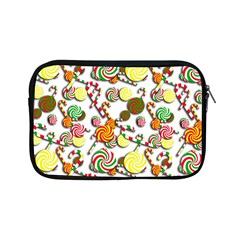 Xmas Candy Pattern Apple Ipad Mini Zipper Cases by Valentinaart