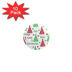 New Year Pattern 1  Mini Magnet (10 Pack) 