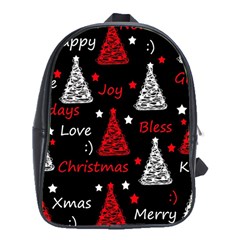 New Year Pattern - Red School Bags (xl)  by Valentinaart