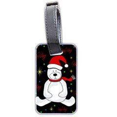 Polar Bear - Xmas Design Luggage Tags (two Sides)