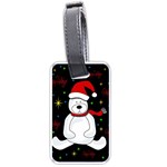 Polar bear - Xmas design Luggage Tags (Two Sides) Front