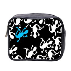 Blue Lizard Mini Toiletries Bag 2-side by Valentinaart