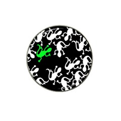 Green Lizards  Hat Clip Ball Marker by Valentinaart