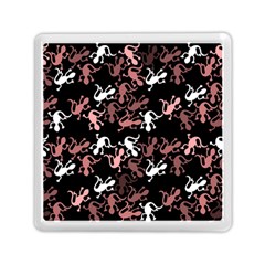 Decorative Lizards Pattern Memory Card Reader (square) 