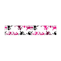 Lizards Pattern - Magenta Flano Scarf (mini) by Valentinaart