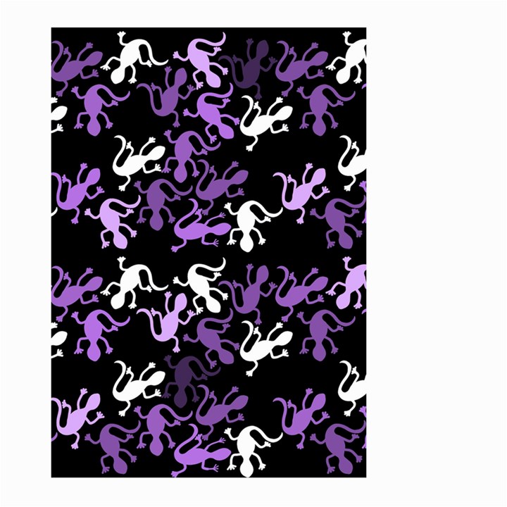 Purple lizards pattern Large Garden Flag (Two Sides)
