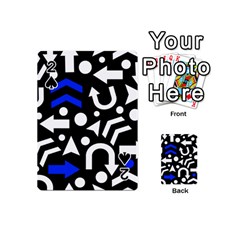 Right Direction - Blue  Playing Cards 54 (mini) 