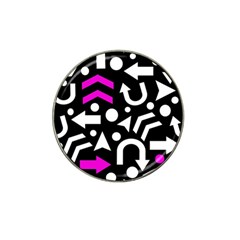 Right Direction - Magenta Hat Clip Ball Marker (4 Pack) by Valentinaart